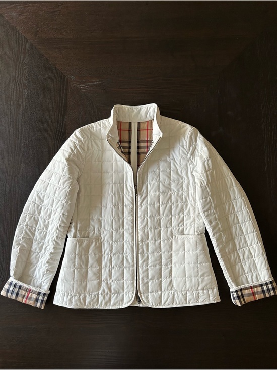 Burberry Jackets & Blazers - BURBERRY QUILTED NOVA CHECK JACKET  SIZE 6